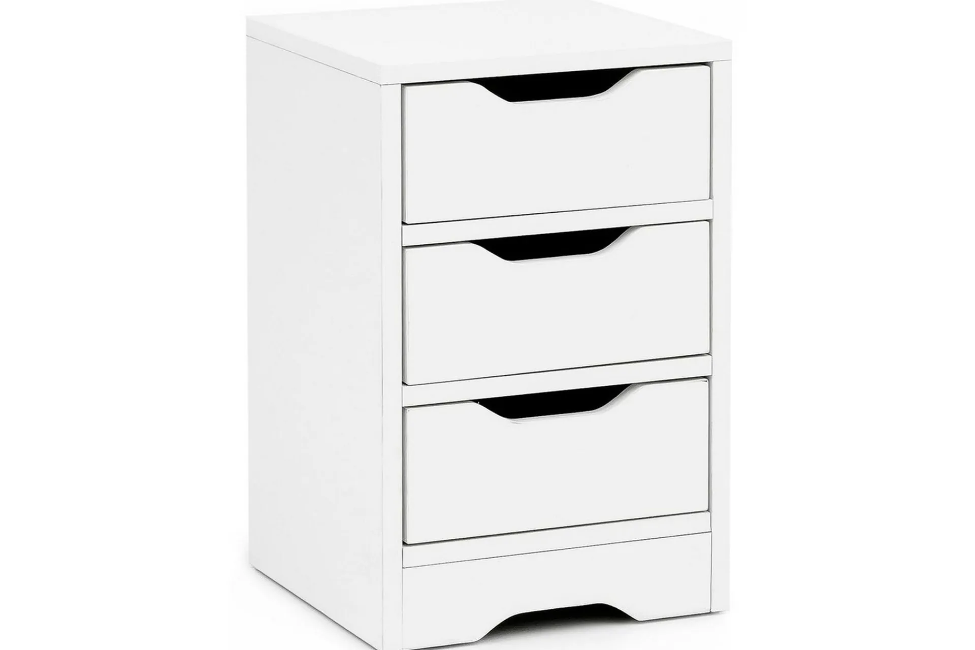 Wohnling Nattbord med 3 skuffer i et enkelt, moderne design for rammemadrass