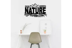 Skilt-Nature Veggdekor Svart