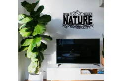 Skilt-Nature Veggdekor Svart