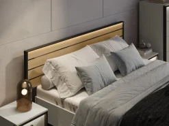 Møbelsett Til Soverom-Navron Soveromsmøbelsett Beige,Svart
