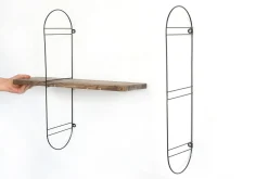 Vegghylle-Nealhouse Vegghylle 60 cm Valnöt,Svart