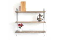 Vegghylle-Nealhouse Vegghylle 60 cm Valnöt,Svart
