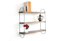 Vegghylle-Nealhouse Vegghylle 60 cm Valnöt,Svart