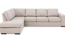 Scandinavian Choice Sofa Med Sjeselong-Nebraska Divansofa 4-seter Venstre Beige