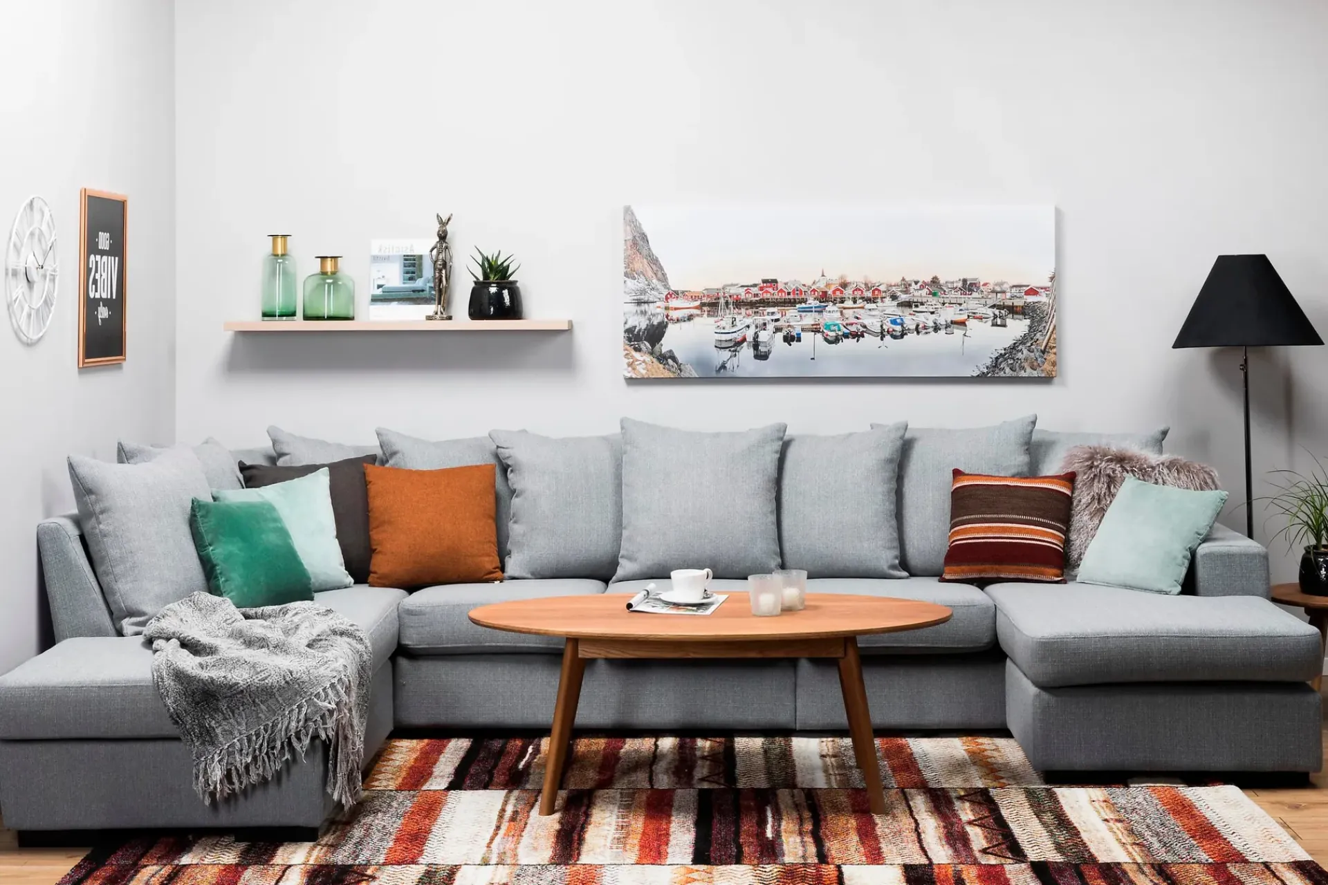 Scandinavian Choice Nebraska U-sofa Venstre Konvoluttputer