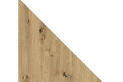 Vegghylle-Nero Hylle 80 cm Hvit,Eik