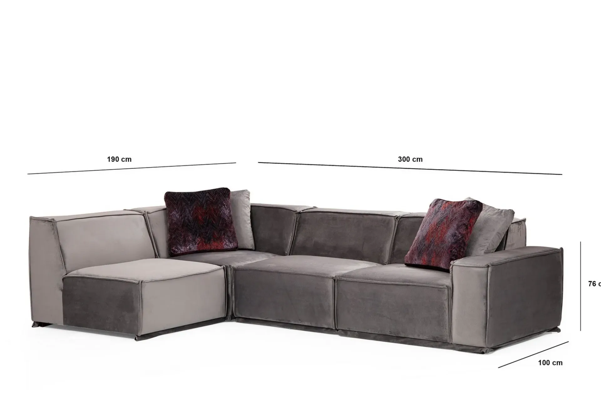 Nightcap Sofa m. Divan 4-seters