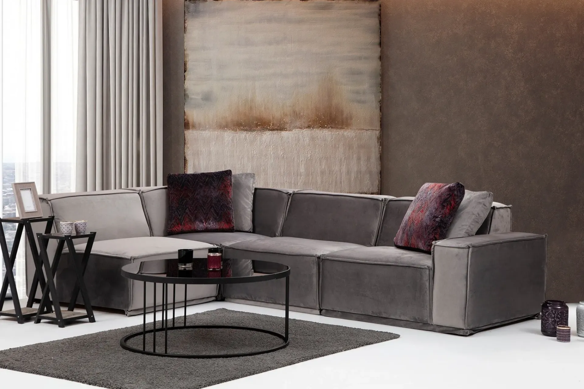 Nightcap Sofa m. Divan 4-seters