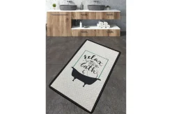 Baderomsmatte|Baderomsmatte-Nikhat Baderomsmatte 70x120 cm Rektangulær Flerfärgad