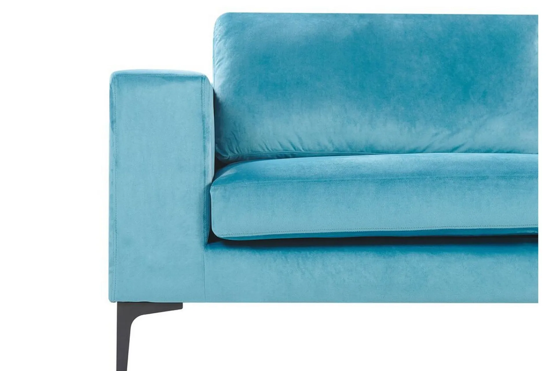 Velour Sofa & Fløyel Sofa-Nikkala Fløyelssofa Blå