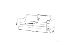 Velour Sofa & Fløyel Sofa-Nikkala Fløyelssofa Blå