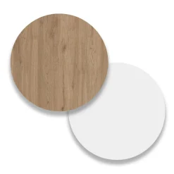 Tv-Benk & Mediabenk-Nilena TV-benk 160x45,1x35,5 cm eik, hvit