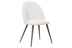 Bark Noira Lite Rundt Spisebord Valnøtt 120 cm med 4 Nibe Plus Spisestoler
