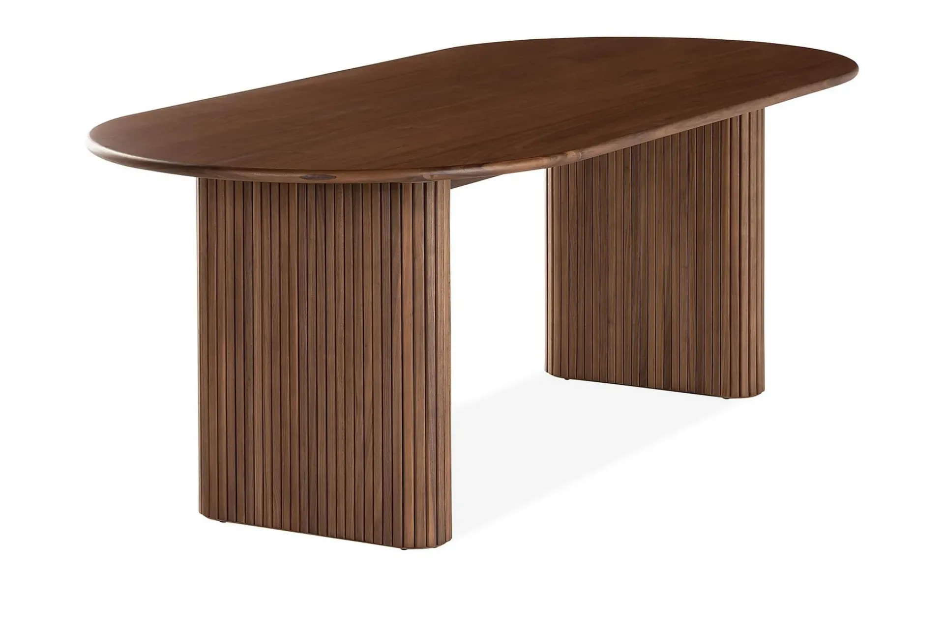 Bark Spisegrupper-Noira Ovalt Spisebord 220 cm med 6 Sawako Stoler Brun