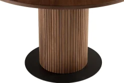 Bark Spisebord & Kjøkkenbord-Noira Rundt Lite Spisebord Valnøtt 120 cm Brun