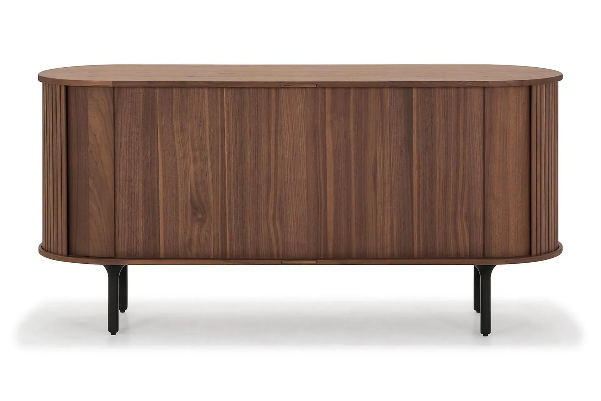 Bark Oppbevaringskiste|Sideboard & Skjenker-Noira Smalt Sideboard Ribbet Valnøtt 150x45 cm Brun