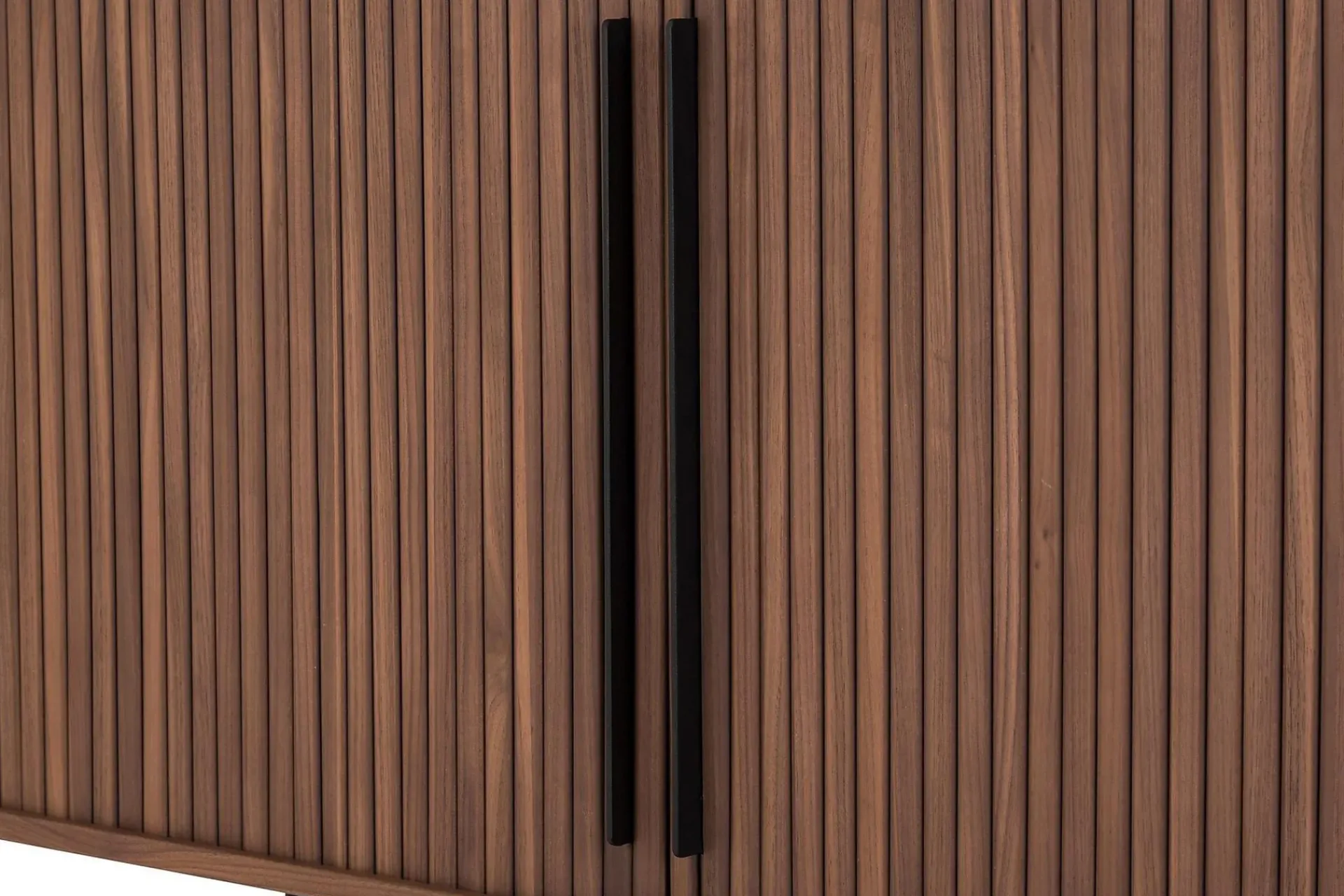 Bark Oppbevaringskiste|Sideboard & Skjenker-Noira Smalt Sideboard Ribbet Valnøtt 150x45 cm Brun