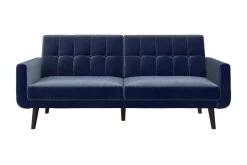 Dorel Home Nola 3-seters Sovesofa Fløyel/