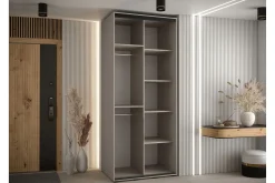 Norrebon Garderobe med Speil 100x235 cm