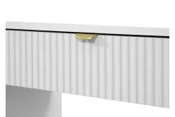 Sminkebord & Toalettbord-Novaj Sminkebord med oppbevaring 55 cm dyp 120 cm bred Hvit