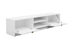 Tv-Benk & Mediabenk-Novaj TV-skap 180 cm Hvit