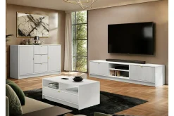 Tv-Benk & Mediabenk-Novaj TV-skap 180 cm Hvit