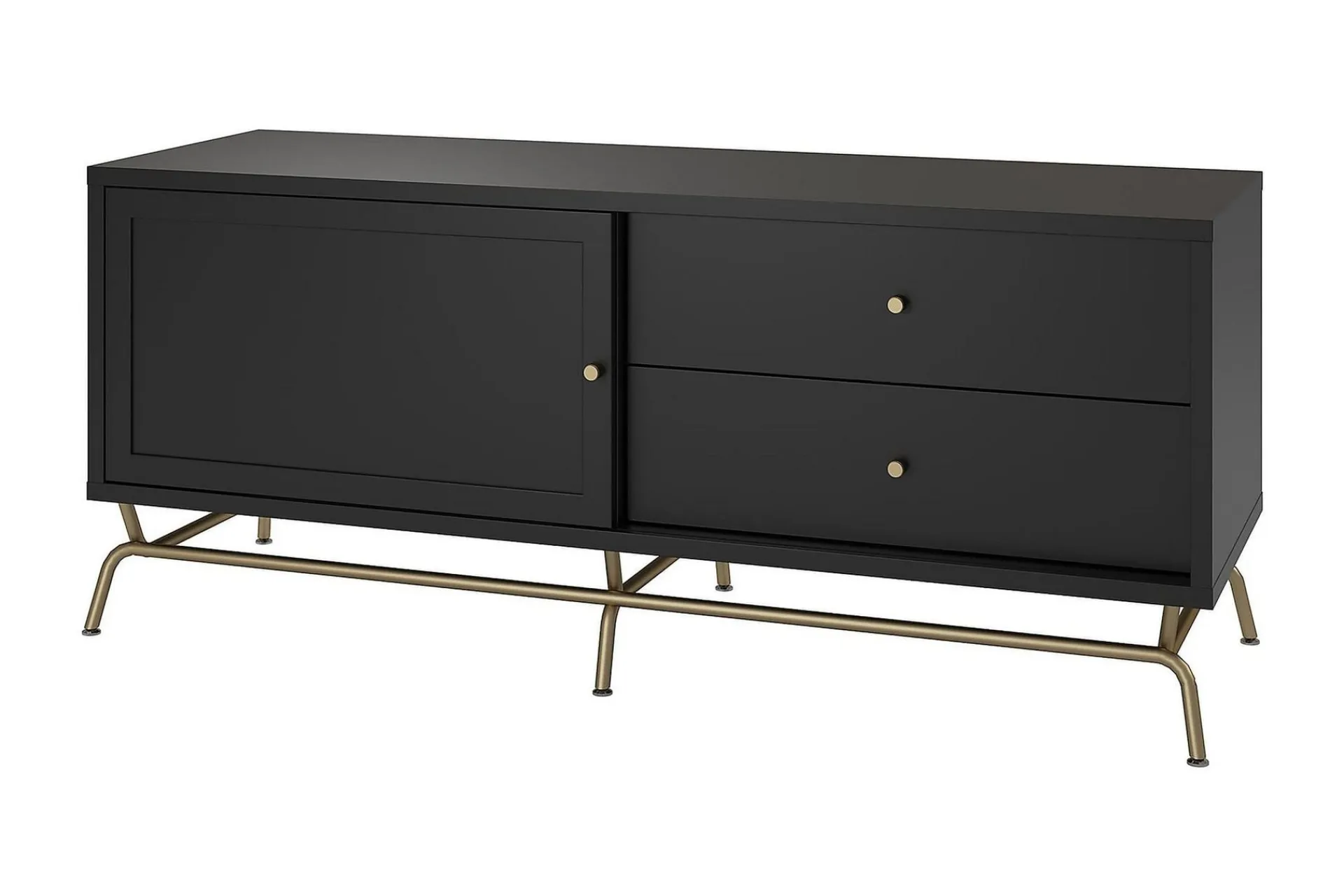 CosmoLiving Tv-Benk & Mediabenk-Nova TV-benk 150x50 cm Svart