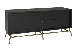 CosmoLiving Tv-Benk & Mediabenk-Nova TV-benk 150x50 cm Svart