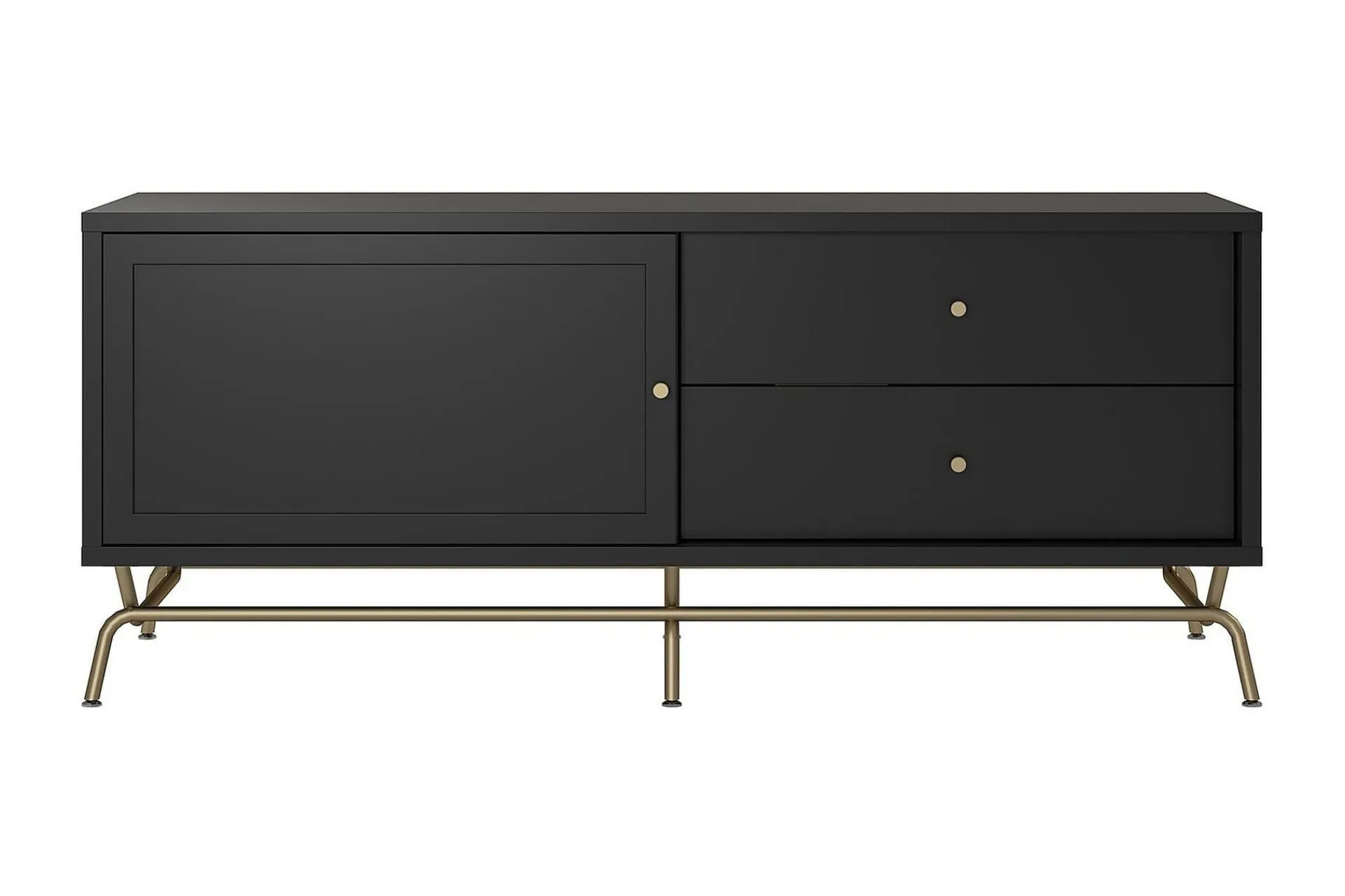 CosmoLiving Tv-Benk & Mediabenk-Nova TV-benk 150x50 cm Svart