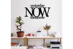 Skilt-Now Veggdekor Svart