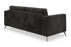 Scandinavian Choice Velour Sofa & Fløyel Sofa-Ocean Lyx 3-seter Sofa Mörkbrun