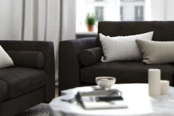 Scandinavian Choice Velour Sofa & Fløyel Sofa-Ocean Lyx 3-seter Sofa Mörkbrun