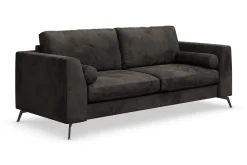 Scandinavian Choice Velour Sofa & Fløyel Sofa-Ocean Lyx 3-seter Sofa Mörkbrun