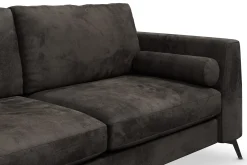 Scandinavian Choice Velour Sofa & Fløyel Sofa-Ocean Lyx 3-seter Sofa Mörkbrun