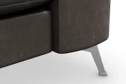Scandinavian Choice 2 Seter Sofa-Ocean Lyx 3-seter Sofa i Kunstlær Svart