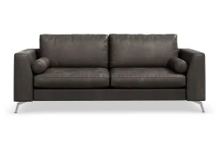 Scandinavian Choice 2 Seter Sofa-Ocean Lyx 3-seter Sofa i Kunstlær Svart