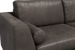Scandinavian Choice 2 Seter Sofa-Ocean Lyx 3-seter Sofa i Kunstlær Svart