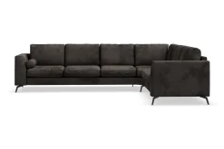 Scandinavian Choice Ocean Lyx 5-seters Vendbar L-formet Hjørnesofa i Fløyel