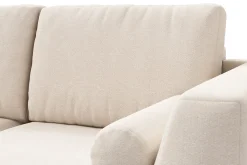 Scandinavian Choice Sofa Med Sjeselong-Ocean Lyx 4-seters Venstrevendt L-formet Sjeselongsofa i Stoff Beige