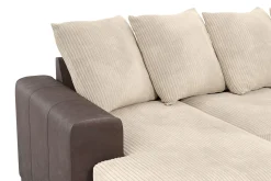 Scandinavian Choice Ocean 5-seters Høyrevendt U-formet Large Sofa med Divan og Sjeselong i Manchester