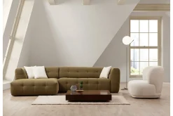 Sofa Med Sjeselong-Octavian Sofa med Sjeselong 5-seter Beige