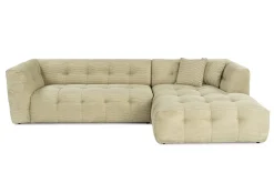 Sofa Med Sjeselong-Octavian Sofa med Sjeselong 3-seter Grønn