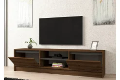Tv-Benk & Mediabenk-Olca TV-benk 180 cm Valnöt,Antracit