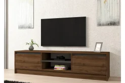 Tv-Benk & Mediabenk-Olca TV-benk 180 cm Valnöt,Antracit