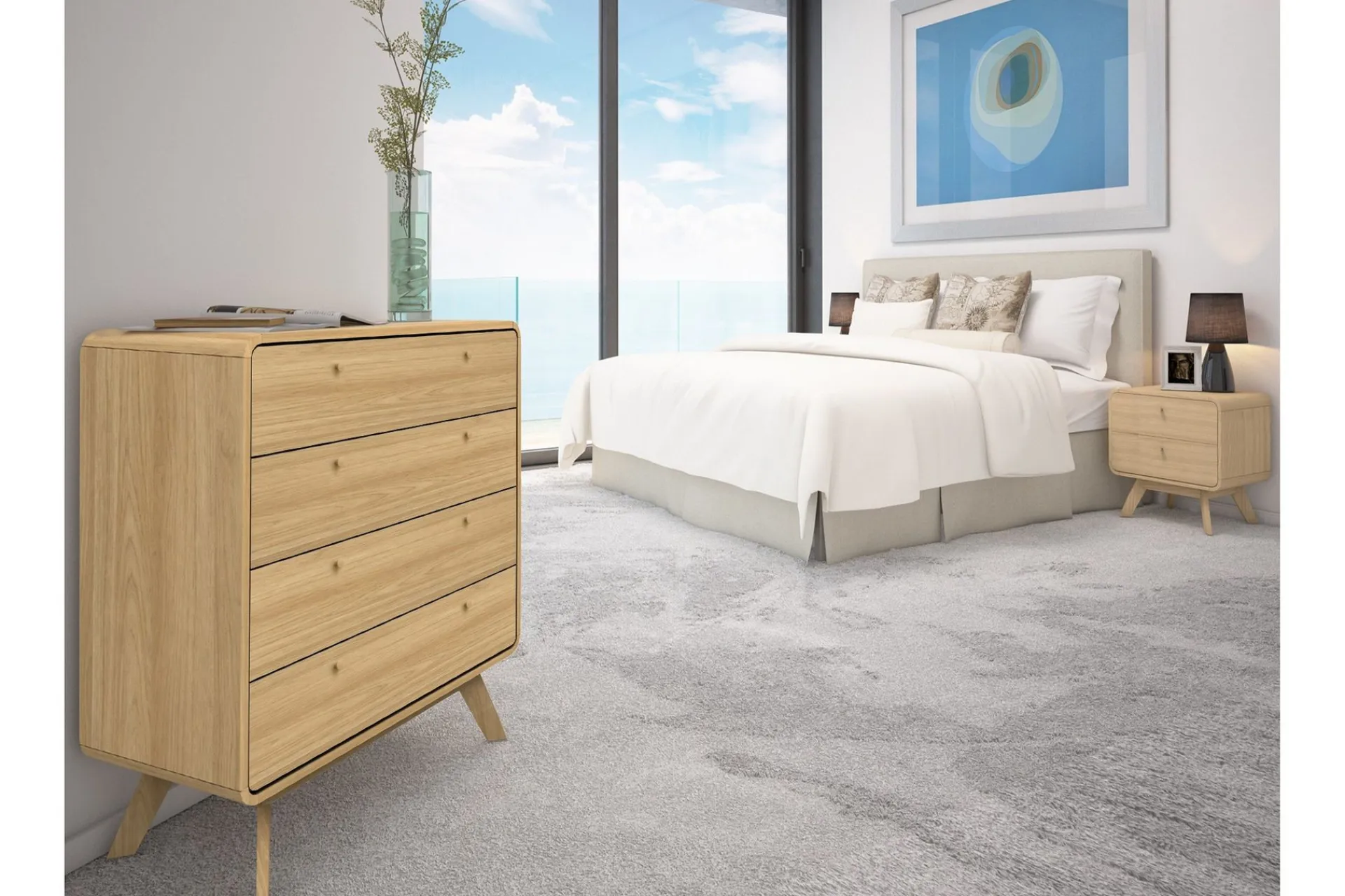 Kommode|Entrekommode-Olivet Kommode 80x39 cm Natur