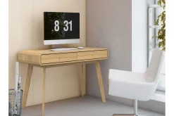 Kontorbord-Olivet Skrivebord 120 cm Natur