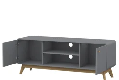 Tv-Benk & Mediabenk-Olivet Tv-benk 140 cm Grey
