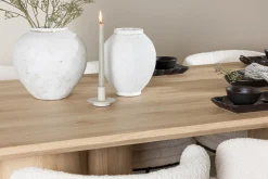 Venture Home Spisegrupper-Olivia Spisegruppe 210 cm Rektangulær med 6 Agnes stoler White wash/Hvit/Svart