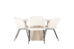 Venture Home Spisegrupper-Olivia Spisegruppe 110 cm Rund med 4 Day Stoler Offwhite,Whitewash