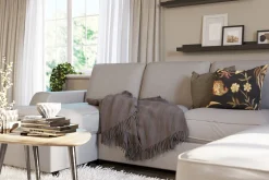 Scandinavian Choice Optus Lyx 4-seters Høyrevendt U-formet Sofa med Divan og Sjeselong i Stoff
